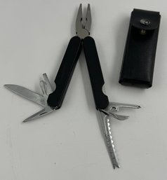Leatherman Style Knife With Case