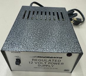 REGULATED 12 VOLT POWER SUPPLY