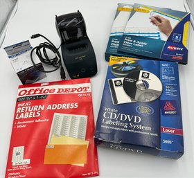 Smart Label Printer Label Maker And Misc Supplies