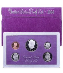 Lot 9 1984 Proof Set In OGP