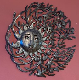 Metal Sun Wall Hanging