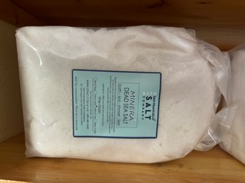Sea Salt For Bath , Feet Etc.. 2 Bags New 20 Lbs Each