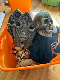 Halloween Decor Tub And Contents
