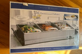 Triple Buffet Server / Warming Tray