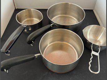 4 Sauce Pans