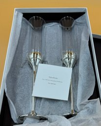 Vera Wang Champagne Glasses (appear New)