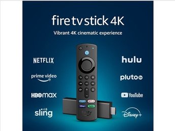 Amazon Fire TV Stick 4K Max K2R2TE W/ Alexa 3rd Gen Voice Remote
