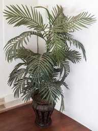 Palm Style Artificial Plant In Pot 4ft Tall