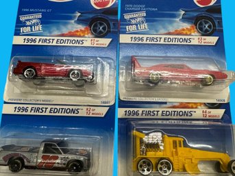 4 Hot Wheels 1996 First Edition #1,#2,#3,#4