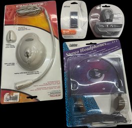 Misc Items Memory Stick, Microphone, Earphones , All New