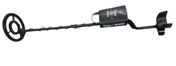 Texas Titan 9000 Metal Detector Black Superior Works Good