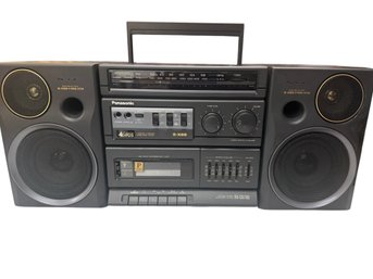 Vintage Panasonic RX-CS780 Portable Radio AM/FM Stereo Cassette, Bi-amp Spkrs, Line In Tested Sounds Great