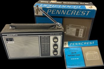 Vintage 1970s Model: AM-FM Solid State 1872 - JCPenney, Penney's, J.C.Penney