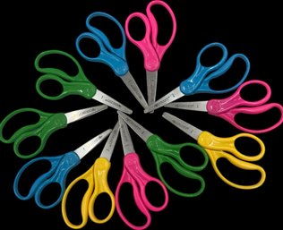 11 Pairs Of Kids Scissors