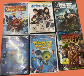 6 Misc DVD Kids Movies