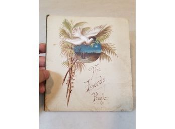 The Lord's Prayer, C.1891 Victorian Book, Raphael Tuck (England), Fine Art Works (Germany), 6.5' X 7.25'