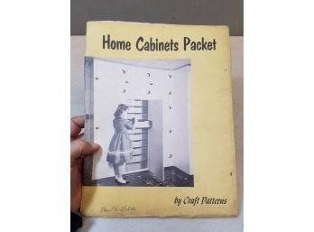 Vintage Home Cabinets Packet By Craft Patterns, 12 Numbered Patterns In Folder