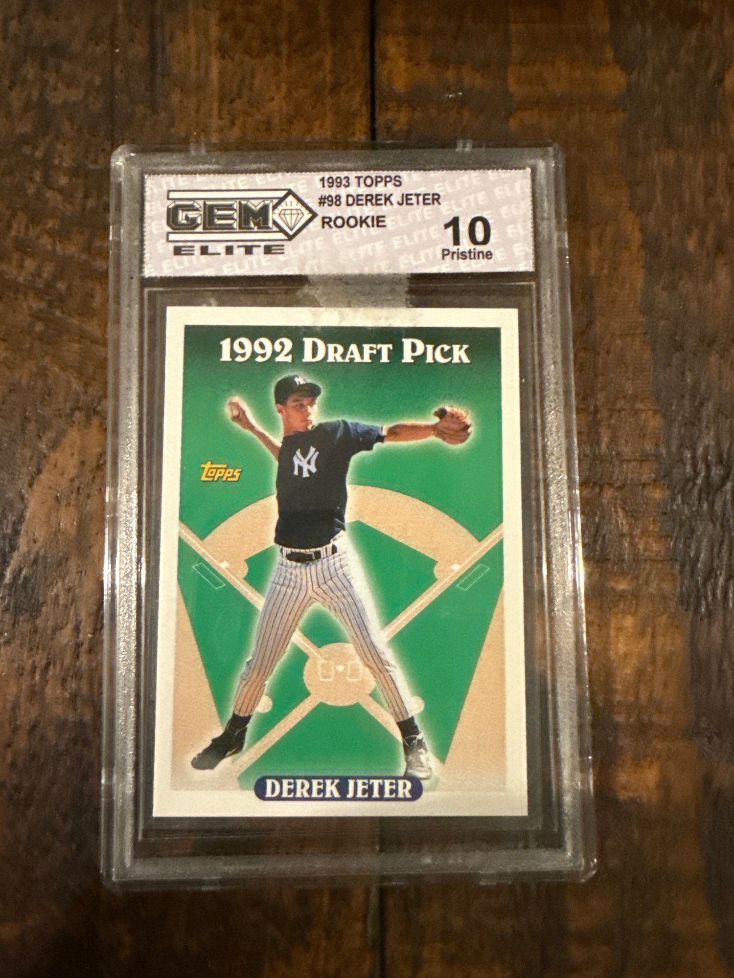 Deter Jeter Rookie Card Derek Jeter Rookie Card Rated 10 Pristine #1474 | Auctionninja.com