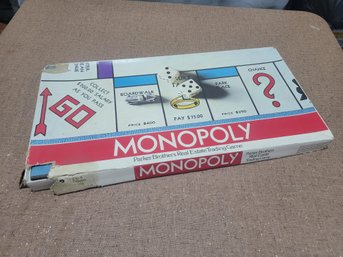 Vintage 1970s Monopoly Game