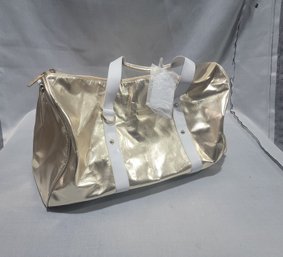 Versace Parfums Gold Duffel Bag
