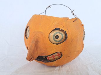 Mache Jack O Lantern With Huge Nose