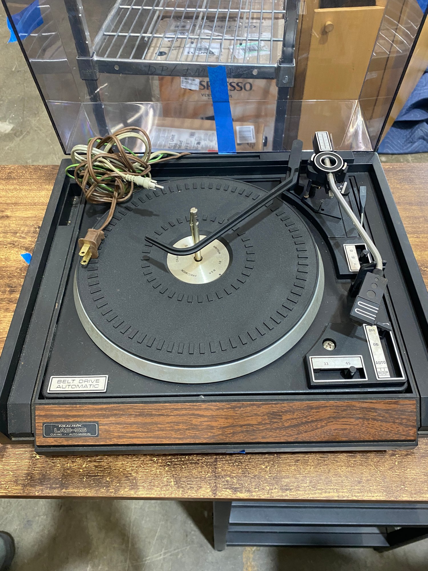 Vintage Realistic Lab 56Turntable #4927 | Auctionninja.com