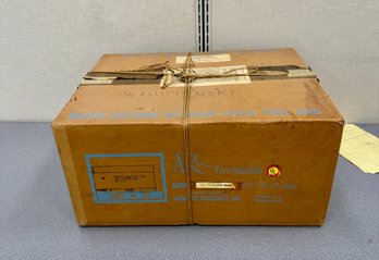 A Vintage Acoustic Research AR-XA Turntable In Its Original Box.