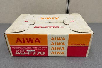 Aiwa  Cassette Deck In  Box