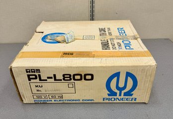 Vintage Pioneer PL-L800 Turntable In Box