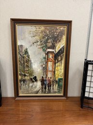 Artist Signed French Painting
