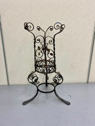 Art Nouveau Style Iron Plant Stand