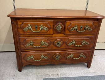 Exceptional Vintage Cherry French Style Commode Chest Retail $2000 Chairish