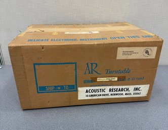 Acoustic AR Turntable