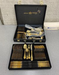 Vintage German Gold Plate Flatware