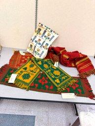 Vintage Mid-century Textiles With Tags