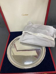 Cartier Plate With Box And Bag