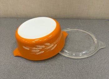 Pyrex Bowl And Glass Top
