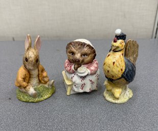 Three Beatrix Potter Figures