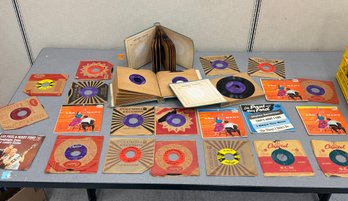 Collection Of Les Paul Records And One Frankie Lane