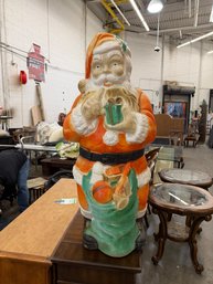 Vintage Blow Mold Christmas Santa
