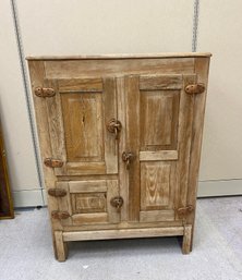 Antique Oak Ice Chest