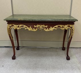 Marble Top Console Table