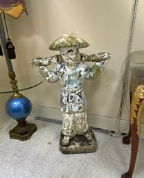 Concrete Chinaman Garden Statue