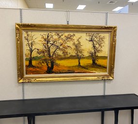 Signed Morris Katz Oil Painting