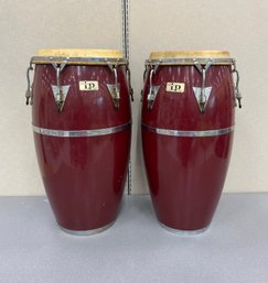Pair Latin Percussion Conga Drums