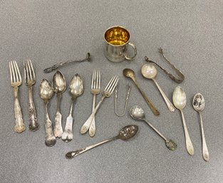 Sterling And Coin Silver Lot 412 Grams