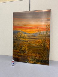 Incredible Engraving On Copper By Mark White Retail Tag $4200