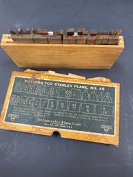 Vintage Tool Boxed Set Stanley 45 Cutters