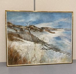 Large Nantucket Cape Cod Painting Signed By Artist