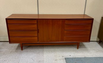 Exceptional Elegant Mid-Century Chest And Mirror Labelled Falster Made In Denmark